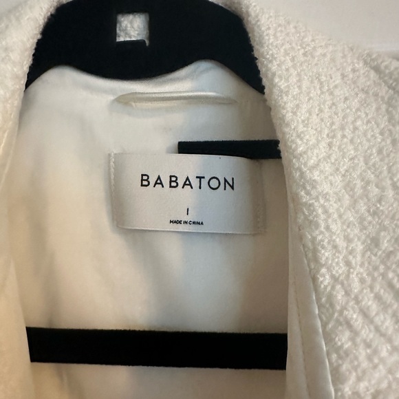 Aritzia Babaton Joan Shirt Jacket White Size 1 NWT - Picture 5 of 5
